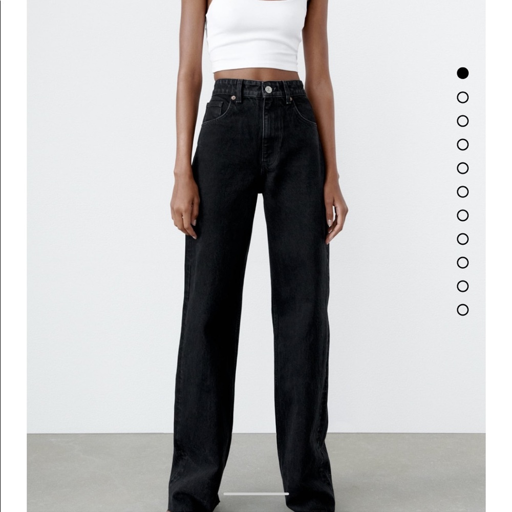 BRAND NEW WIDE LEG HIGH RISE JEANS